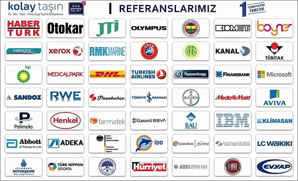 Nakliyat Referansları Kolay Taşın