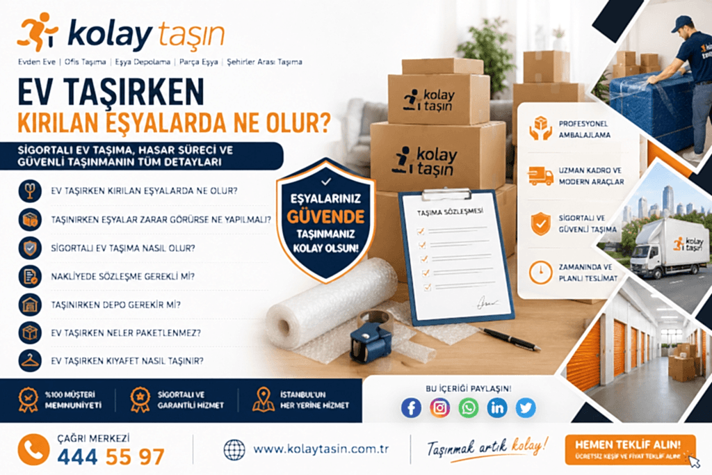 Ev Taşırken Kırılan Eşyalarda Ne Olur?